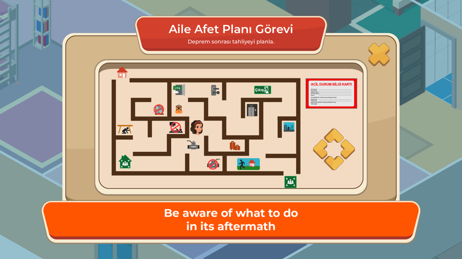 #4. Tatbikat: Depreme Hazırlık (iOS) By: Rune Games