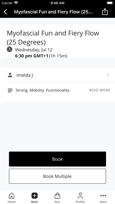 Onyx Yoga and Fitness Screenshot