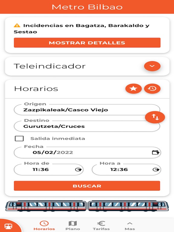 Screenshot #6 pour Bilbao Metro, Tren y Tranvía