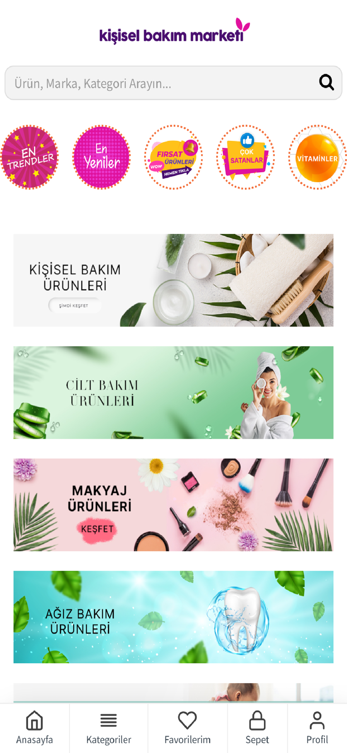 Kişisel Bakım Marketi
