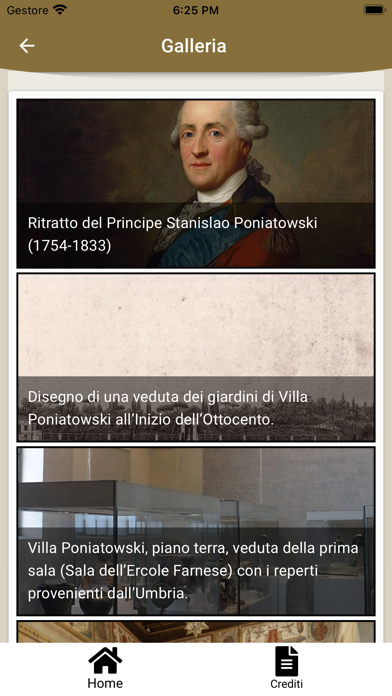 Museo Villa Poniatowski in LIS Screenshot
