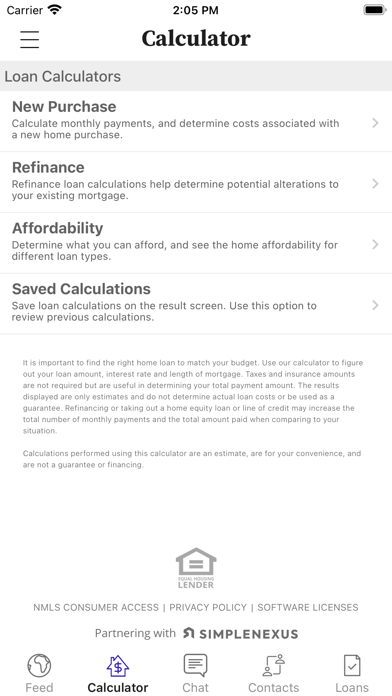 Vybe Mortgage Screenshot