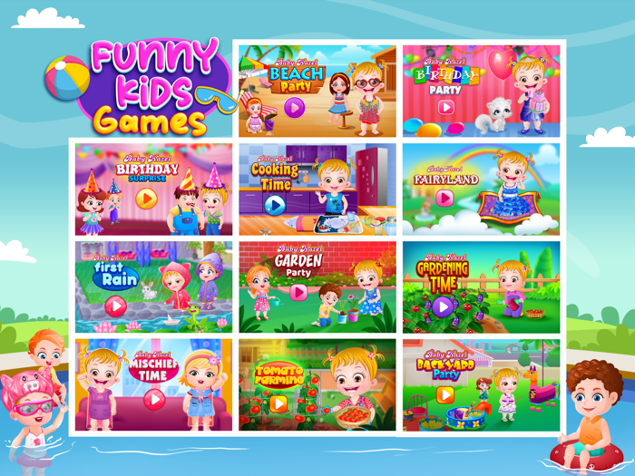 Baby Hazel Gardening Time Game