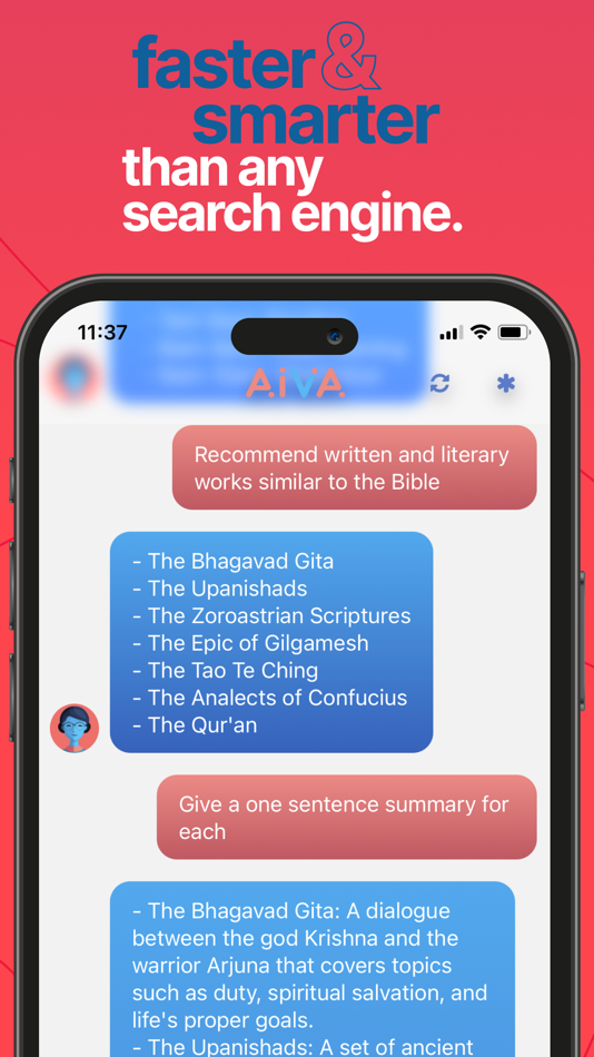 #7. Aiva: AI Virtual Assistant (iOS) Podle: Tommy Bergeron