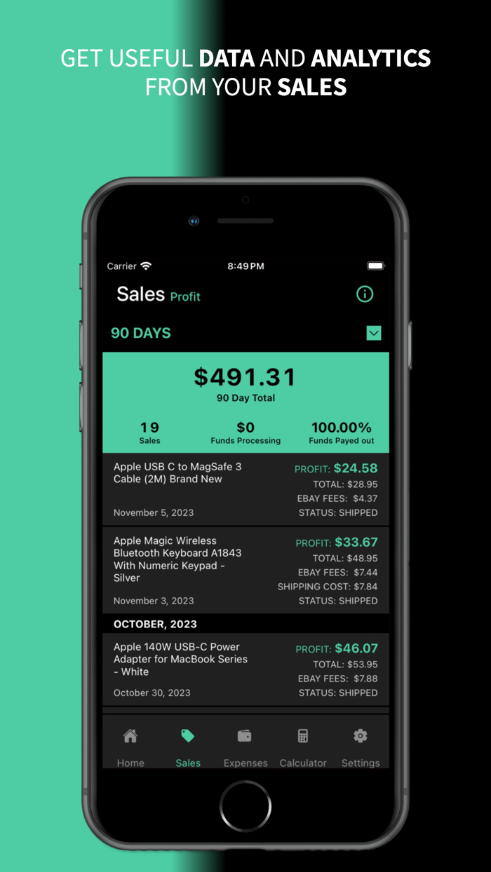 eProfit eBay Profit Calculator