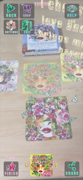 Game screenshot AR Faces of the Forest Cards apk
