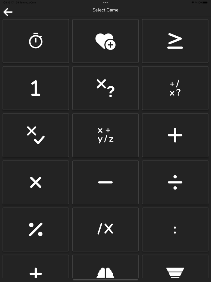 Brain Games for Math Training