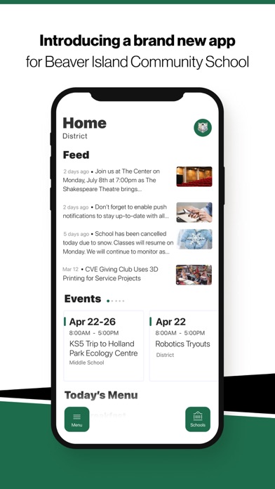 Beaver Island Community School Screenshot
