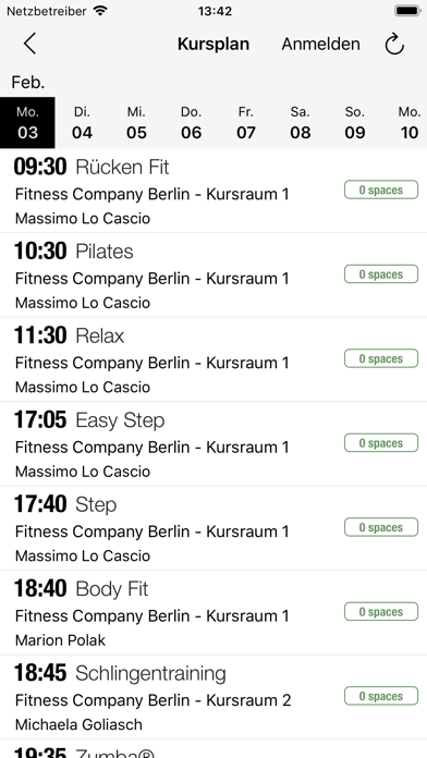 Fitness Company Berlin Screenshot