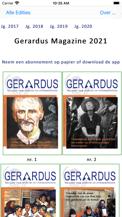 Gerardus Magazine Screenshot