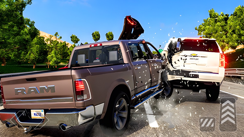 #3. Ultimate Car Crash Sim (iOS) Podle: Rugile Mazoriukaite