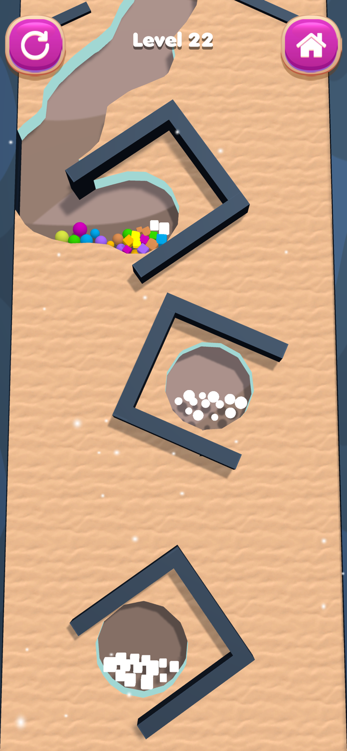 Fun Sand Balls Puzzle Games 3D