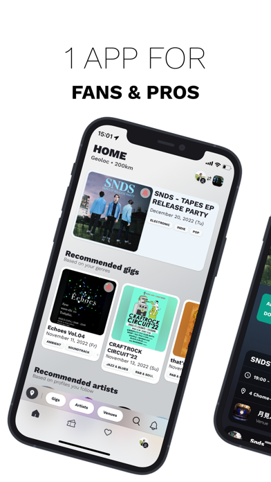 Forgigs - Live Music Gigs Screenshot