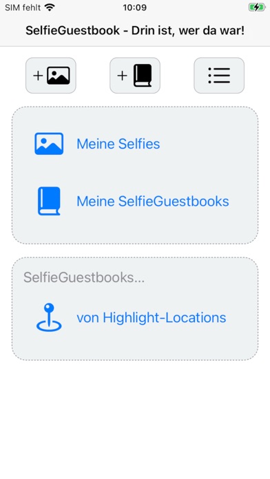 SelfieGuestbook Screenshot