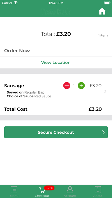 Taste Buds IOM Screenshot
