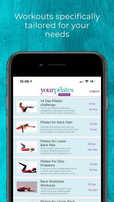Your Pilates Physio Screenshot