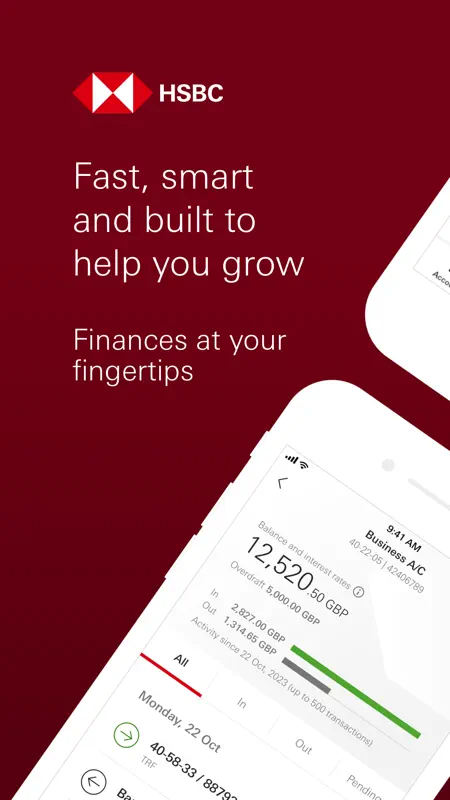 HSBC UK Business Banking screenshot 1 of 5