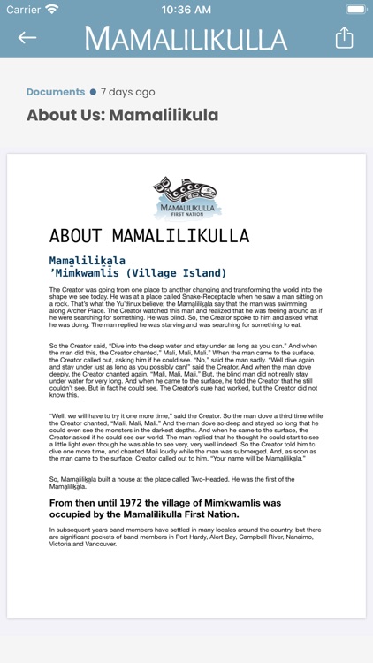 Mamalilikulla First Nation screenshot-5