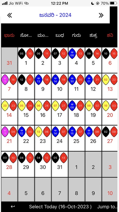 Vishwesha Panchanga 2024 Screenshot