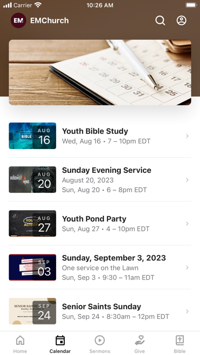 Erb Mennonite Church Screenshot