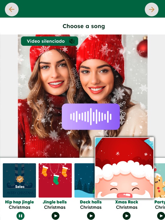 XmasEffect - Christmas frames iPad screenshot 5 - Photo & Video app