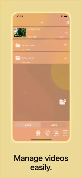 Game screenshot VideoClip - Save & Play Movie apk