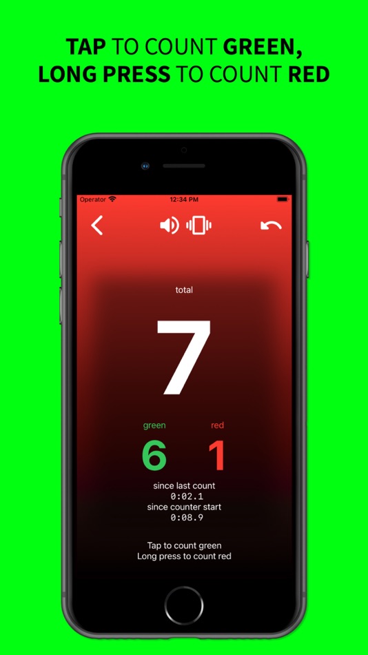 #1. Easy Vibrating Tally Counter (iOS) 由: Tomasz Powalka