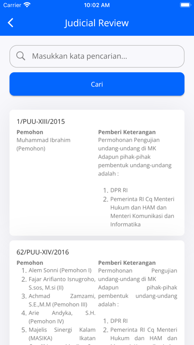 JDIH Kemkominfo Screenshot