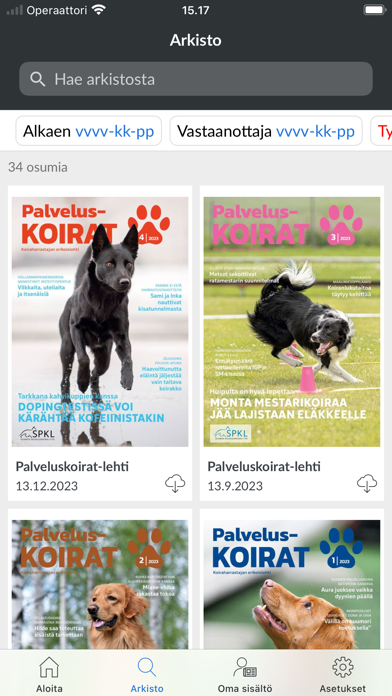 Palveluskoirat Screenshot