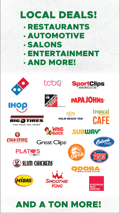 Campus Cash Coupons Screenshot