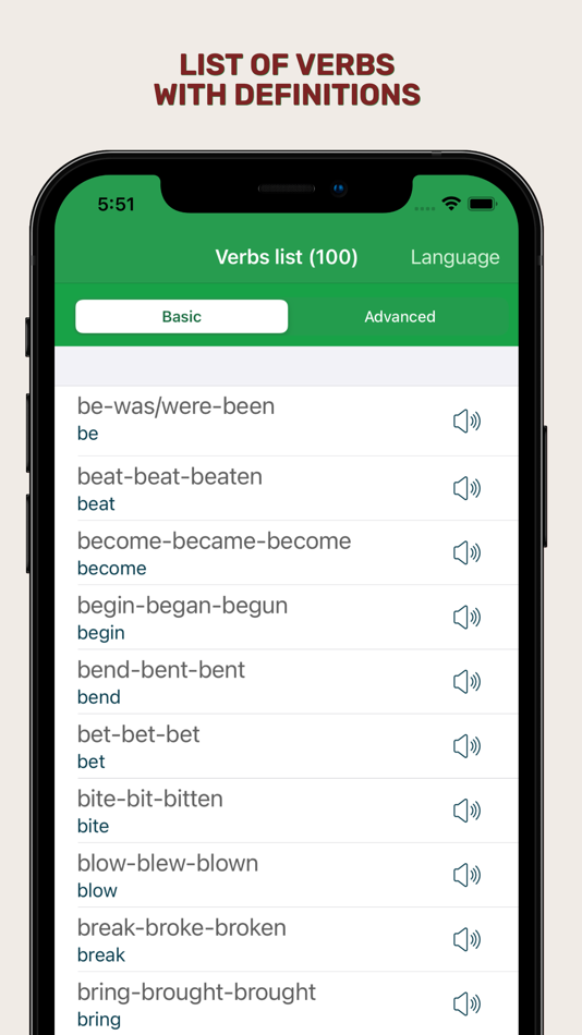 #5. Irregular verbs English game (iOS) 由: Konstantin Baryshev