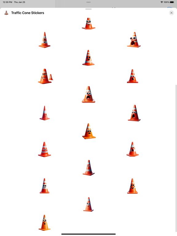 Screenshot #5 pour Traffic Cone Stickers