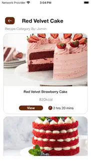 cake recipes offline iphone screenshot 2