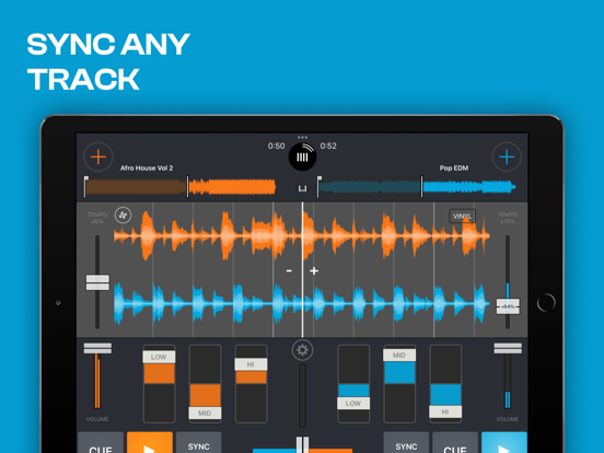 Cross DJ - Music Mixer App iPad app afbeelding 4