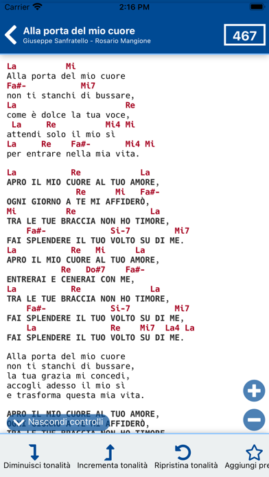Screenshot #2 pour Dio della mia Lode
