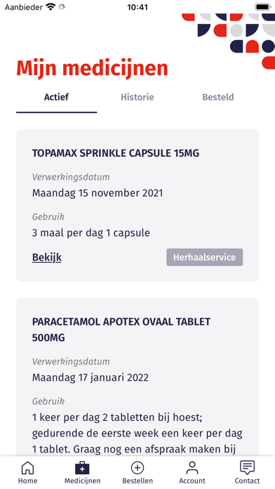 Nationale Apotheek Screenshot