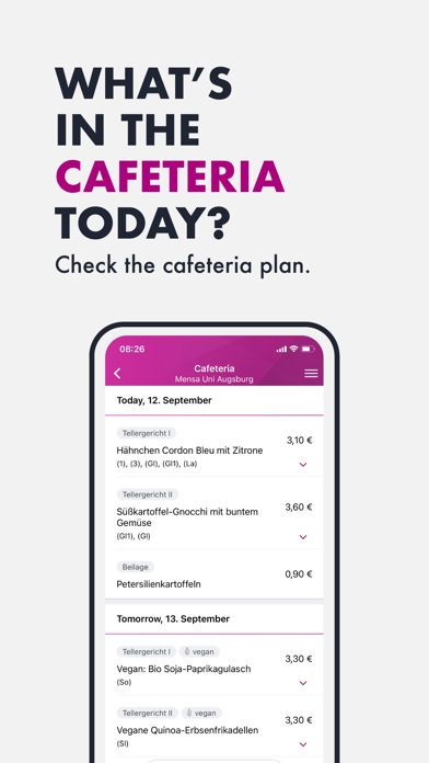 UniAugsburg App Screenshot