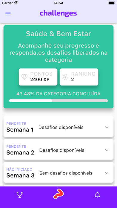 ChallengesQuiz Screenshot