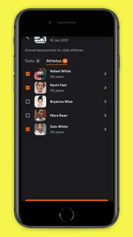 Game screenshot Athletes Assessment hack