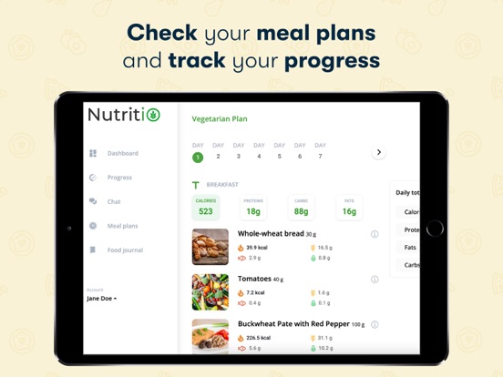 Screenshot #5 pour Nutritio Client
