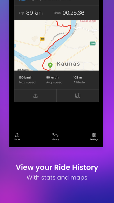 Rush – GPS Speedometer Screenshot