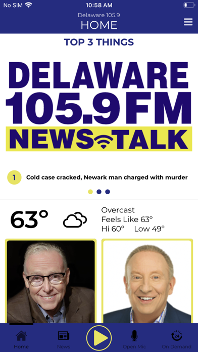 Delaware 105.9 Screenshot