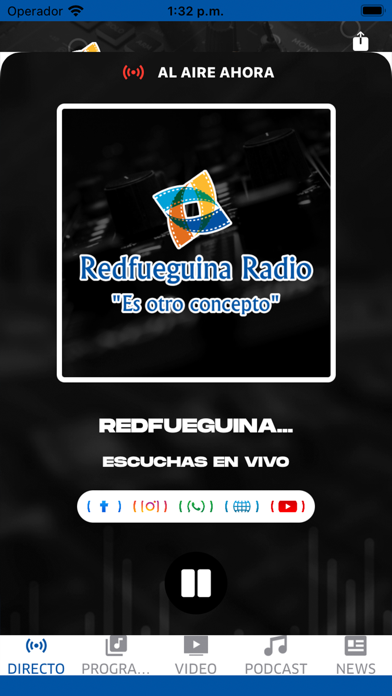 RADIOREDFUEGUINA Screenshot