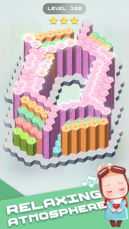 #4. Histogram: Hexa Puzzle Story (iOS) 由: SUPERSONIC STUDIOS LTD