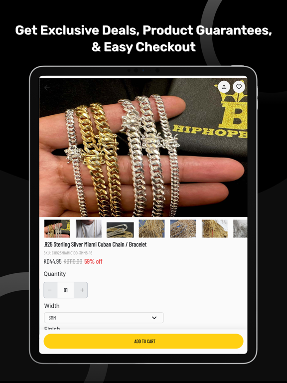 HipHopBling iPad screenshot 6 - Shopping app