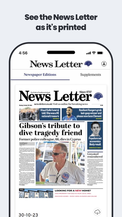 The News Letter Newspaper Screenshot
