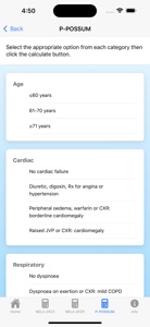 Perioperative Risk Calculator screenshot #4 for iPhone