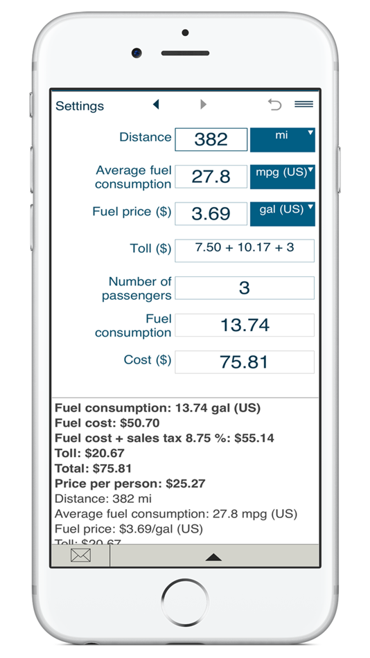 Trip fuel cost calculator - 1.5.0 - (macOS)