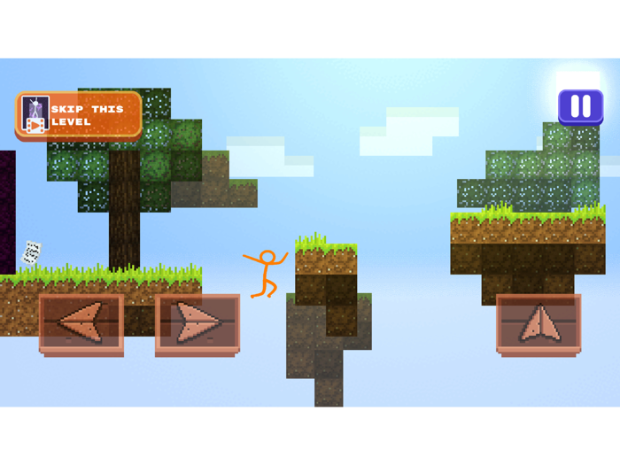 Stickman Parkour Skyland