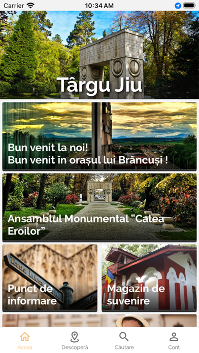 Targu Jiu CityApp Screenshot